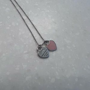 *REAL* Tiffany Double Heart Necklace